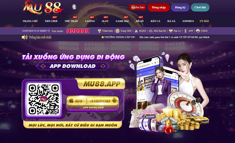 Hướng dẫn tải app Mu88